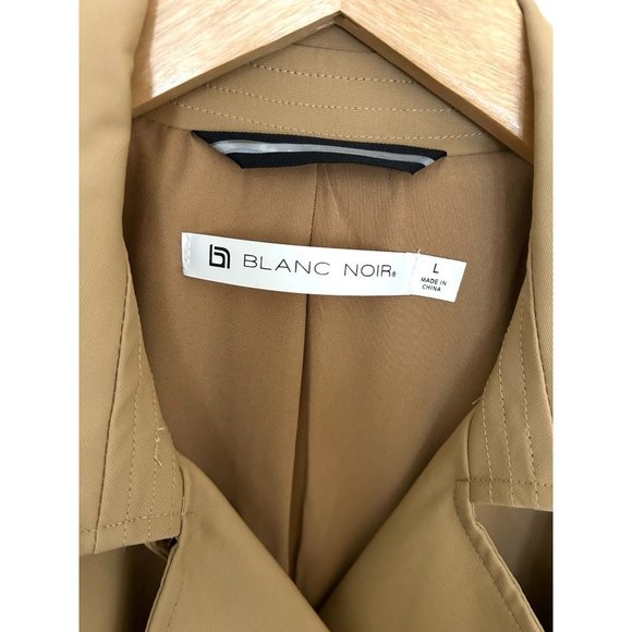 BLANC Noir Classic Trench Coat NWT Size S & XL - Picture 12 of 14